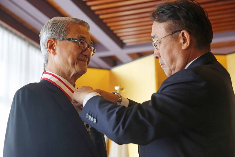 対外関係（2019-07-03）呉東進・新光医院会長に日本の「旭日中綬章」、日本と台湾の医療技術協力などに貢献