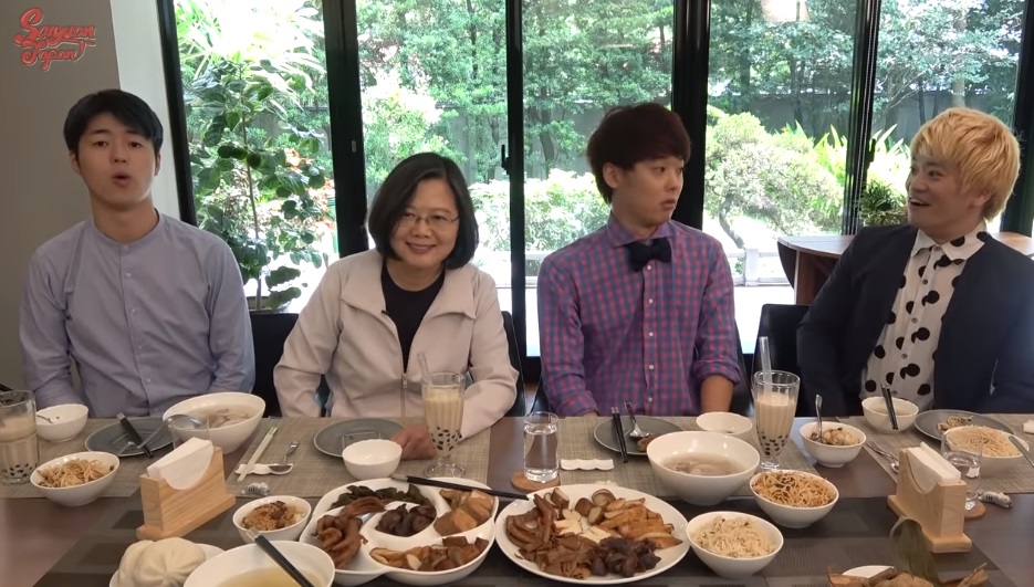 対外関係（2019-09-11）蔡英文・総統がユーチューバ―に、日本人の人気ユーチューバ―と台湾の観光・グルメを紹介