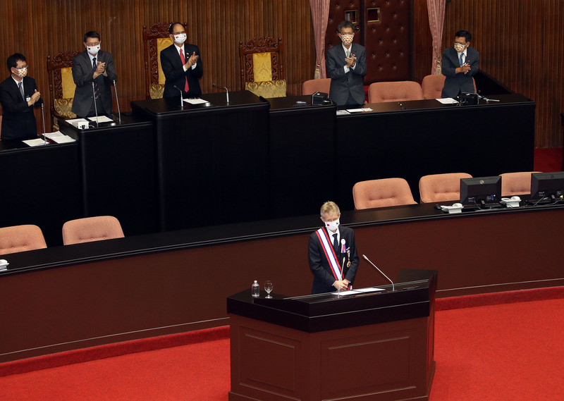 対外関係（2020-09-16）チェコのビストルチル上院議長一行89人、台湾を訪問