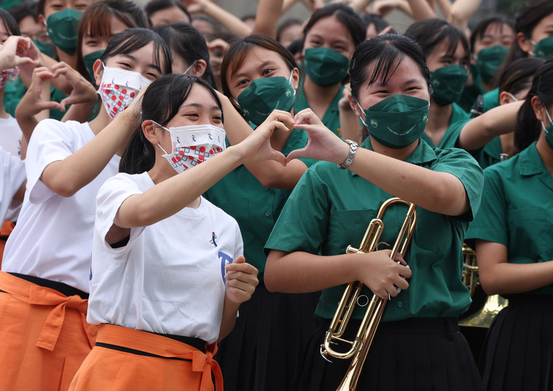 台湾ソフトパワー - 2022-10-11_今年の「双十国慶節」を彩った台湾の2つの学校の吹奏楽団