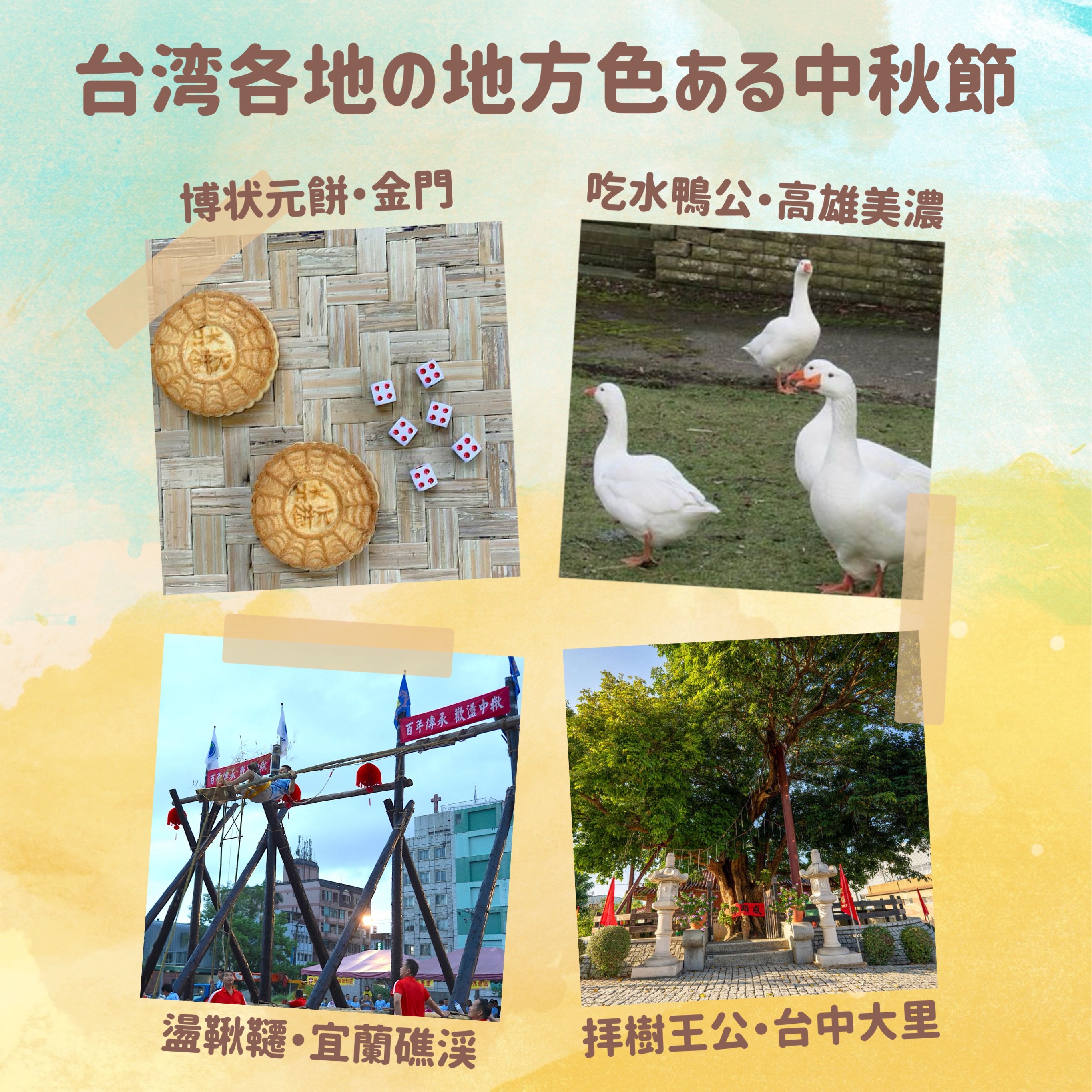 馬場克樹の「とっても台湾」（爸爸桑的「非常台灣」） - 2024-09-01-台湾各地の地方色ある中秋節