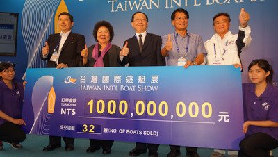 台湾国際ボートショー、売上は42億元突破か