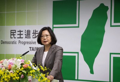 民進党の蔡・新主席、3大任務発表