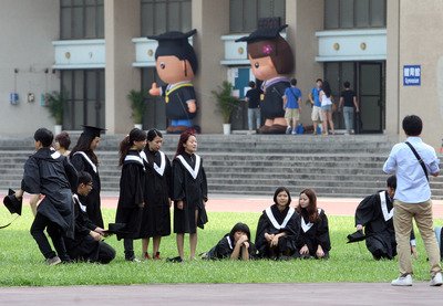 大学生の就活、中国大陸も視野に