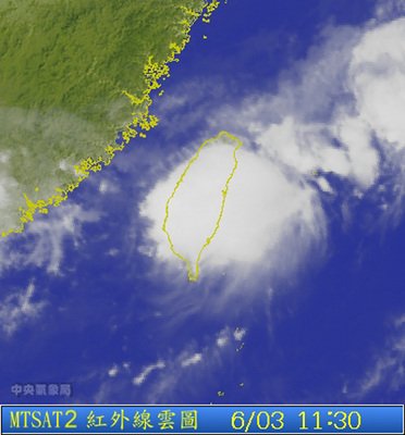 エルニーニョ、8月台湾は台風が多い