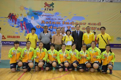 景美女子高校、アジア綱引き選手権3連覇