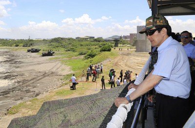 馬・総統、海軍陸戦隊廃止重ねて否定