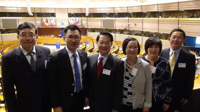 立法委員訪問団が欧州議会を訪問