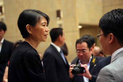 断交後初、総統夫人が日本を訪問