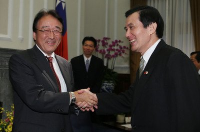 馬・総統が交流協会台北代表と会見、土砂災害見舞う