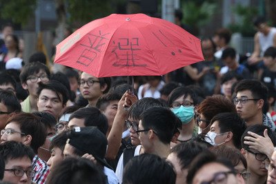 行政院、香港民主化デモへの支持表明