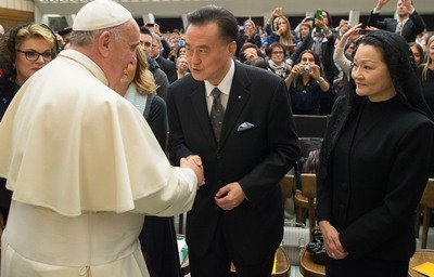 駐バチカン大使、ローマ法王の訪台を要請