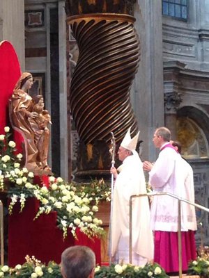 馬・総統、ローマ法王に書簡