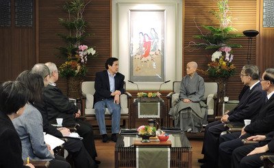 馬・総統、慈済の「大愛精神」に敬意