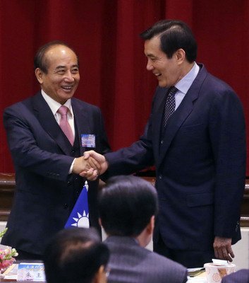 朱・国民党主席、党内団結呼びかけ