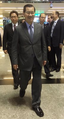 蕭・前副総統、28日に中共指導者習氏と会談