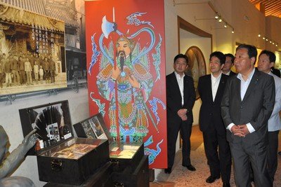 野田・前首相が宜蘭県を訪問