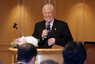 李登輝・元総統、21日より日本を訪問