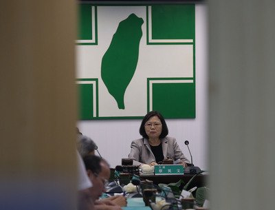 民進党・蔡主席「釣魚台列島は台湾に属す」