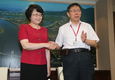 柯・台北市長「上海市とのフォーラムは協議中」