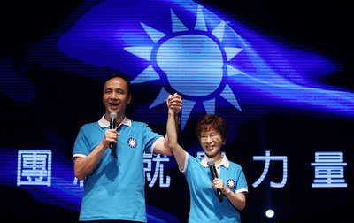 朱・国民党主席：支持者を団結させる