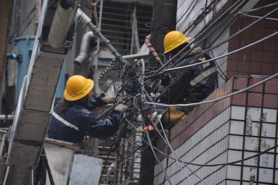 台風13号去るも、対応センターは業務継続