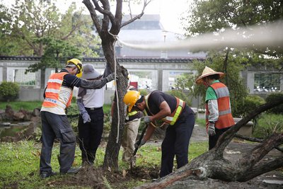 台風15号が台湾に接近