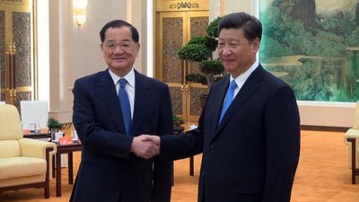 総統府、連戦氏の大陸での発言に反論