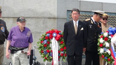 台湾、断交後米での戦勝式典に初参加