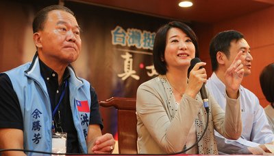 国民党公認候補「総統選戦い抜く」