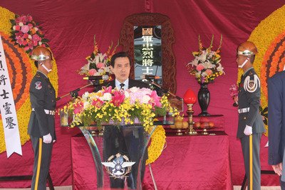 総統、李登輝談話で抗日戦争主導権強調