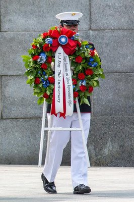米戦勝記念サイトに中華民国の国章