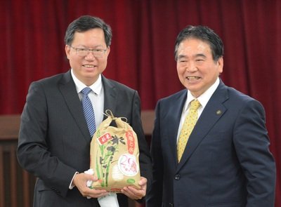桃園市長、日本の印西市と交流