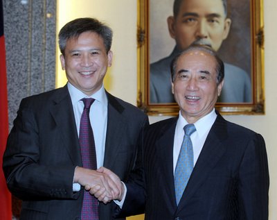 立法院長：AIT台北所長はBIA締結希望