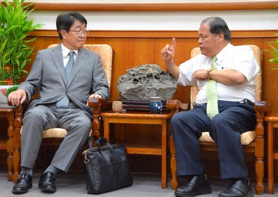 陳・澎湖県長、「日本との交流推進」