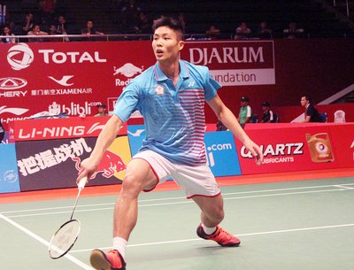 バドミントンの周天成、初の世界5位に