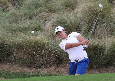 女子ゴルフ＝曽雅妮は8位タイで最終日へ