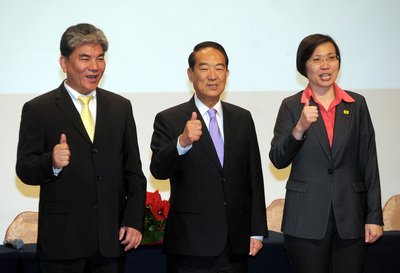 親民党副総統候補は徐・民国党主席