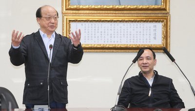 胡志強氏、総統選での勝利へ意気込み