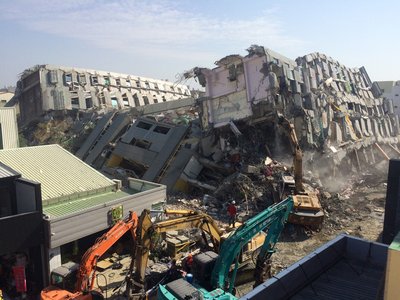 地震による一次産業被害は台湾元1.7億
