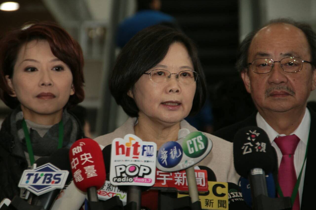 総統府と蔡英文氏「釣魚台はわが領土」