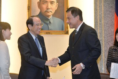 蔡・主席、大橋交流協会会長と会談