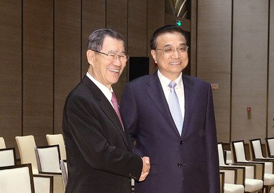蕭万長氏がボアオフォーラムに出席