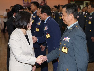 蔡・総統：国軍は新方式で国に貢献を