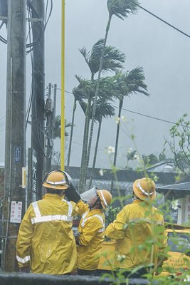 台風1号、8日午後に台湾海峡へ