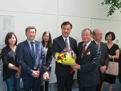 蘇・立法院長らが交流のため訪日