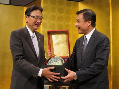 立法院長：台日の関係大きく前進