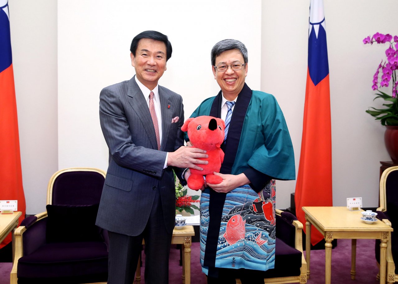 陳・副総統、森田千葉県知事と会見