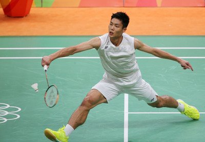 リオ五輪、男子バド単、周天成が8強