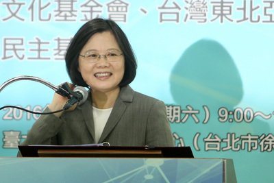 総統「就任演説で大陸への善意示した」